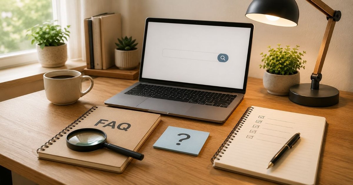 Hemi Life FAQ - finding answers with laptop search and FAQ notebook