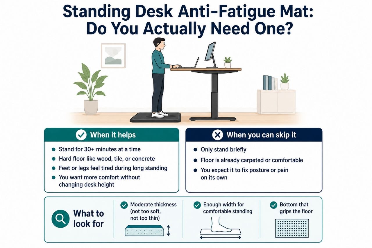 Standing Desk Anti-Fatigue Mat: Do You Actually Need One?