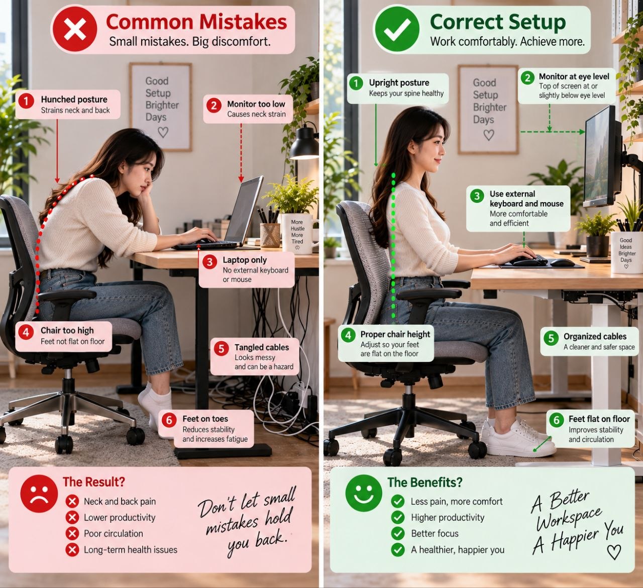 Common Home Office Setup Mistakes and How to Fix Each One