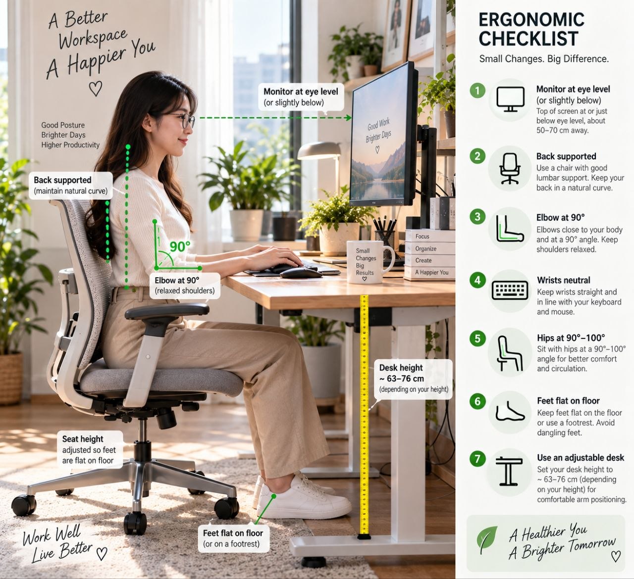 Finding Your Right Desk Height: A Body-Fit Guide